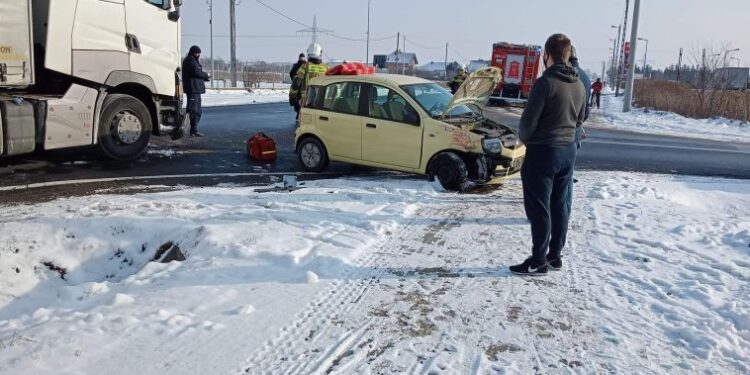 Gorzyce. Groźne zderzenie na skrzyżowaniu