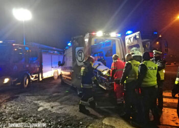 Tarnobrzeg. Autem w las