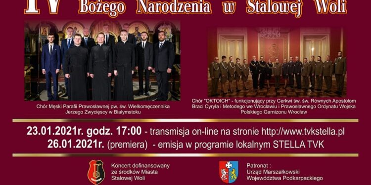 Stalowa Wola: W tę sobotę koncert kolęd i pieśni prawosławnych