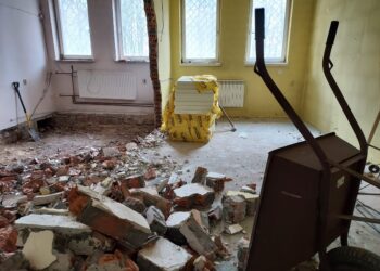 Sandomierz: Rozpoczął się kapitalny remont i nadbudowa biblioteki.