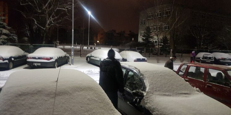 Tarnobrzeg. Przyszła prawdziwa zima.