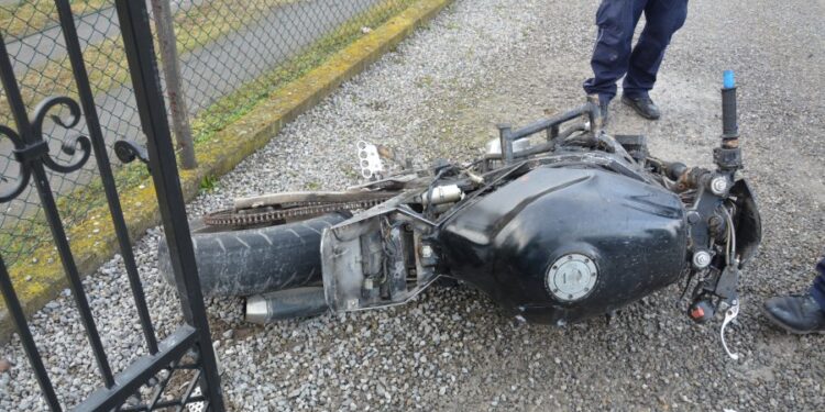 Tarnobrzeg. Policyjny pościg za motocyklistą.