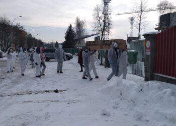 Mielec: Marsz niewolników