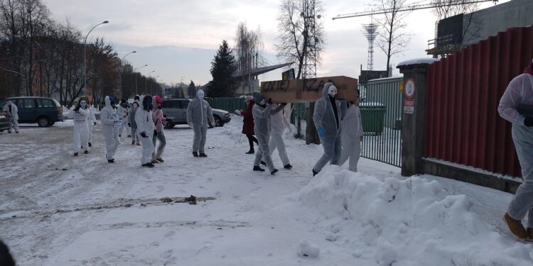 Mielec: Marsz niewolników