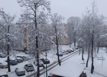 Mielec: Trudne warunki pogodowe i pierwsze kolizje