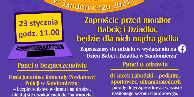 Sandomierz: Dzień Babci i Dziadka on line.