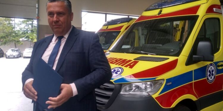 Dyrektor pogotowia ratunkowego w Mielcu Grzegorz Gałuszka