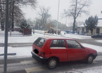 Tarnobrzeg. Odśnieżanie.