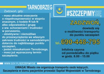 Tarnobrzeg. Ochotnicy dowożą na szczepienia.