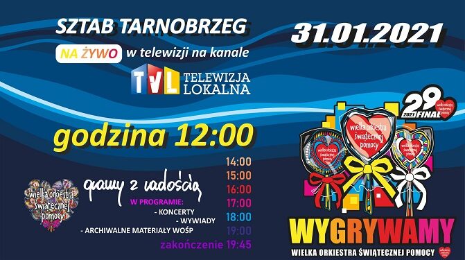 Finał WOŚP również w Tarnobrzegu.