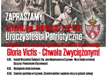 Czyżów Szlachecki: Uroczystości patriotyczne z okazji 158 rocznicy wybuchu powstania styczniowego i bitwy pod Słupczą.