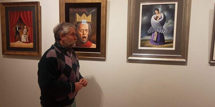 Tarnobrzeg. Obrazy artysty światowej sławy  w Muzeum Historycznym Miasta Tarnobrzega.