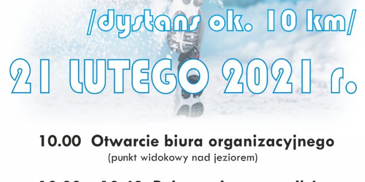 Tarnobrzeg. Bieg dla każdego. Trasa wokół Jeziora Tarnobrzeskiego.