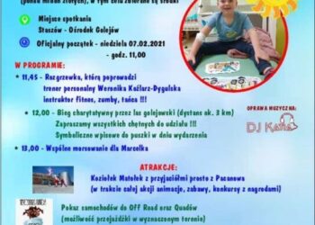 Golejów: Morsowanie w zalewie, biegi i inne atrakcje by promować zdrowie i pomóc Marcelkowi.