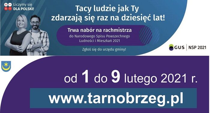 Tarnobrzeg. Nabór na rachmistrza trwa.