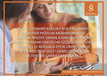 Sandomierz: Dzieci zostaną zaszczepione przeciwko pneumokokom.