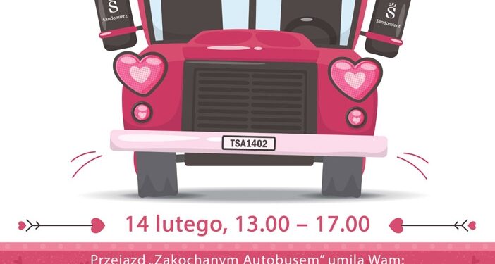 Sandomierz: „Zakochany Autobus” na Walentynki.