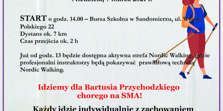 Sandomierz: Dzień kobiet na sportowo. Będzie zbiórka dla chorego Bartusia.