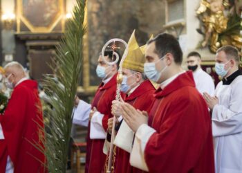 Sandomierz: Obchody Niedzieli Palmowej.