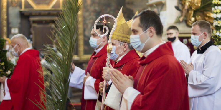 Sandomierz: Obchody Niedzieli Palmowej.