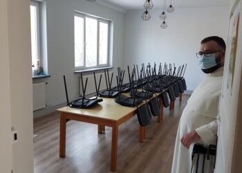 Tarnobrzeg. Odnawiane są wnętrza Domu Duszpasterskiego przy kościele ojców dominikanów.