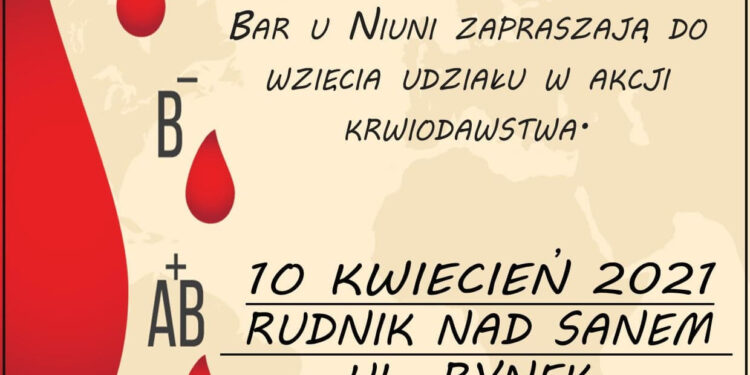 Rudnik nad Sanem: Będzie wiosenna akcja poboru krwi
