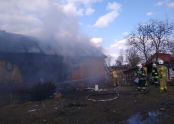 Osiek. Pożar domu w Szwagrowie
