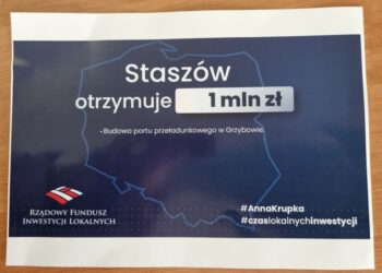 Staszów. Rządową dotację wykorzystają na budowę kolejowego portu przeładunkowego w Grzybowie