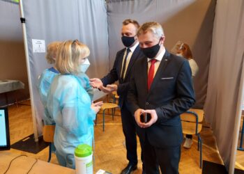 Sandomierz: Ruszył punkt szczepień powszechnych przeciw COVID-19.