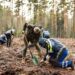 Staszów. Wolontariusze posadzili 8 tysięcy sadzonek dębu