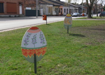 Koprzywnica: Świąteczne ekoozdoby przypominają o Wielkanocy.