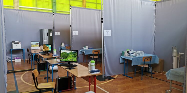 Sandomierz: Punkt szczepień powszechnych przeciw COVID-19 gotowy.