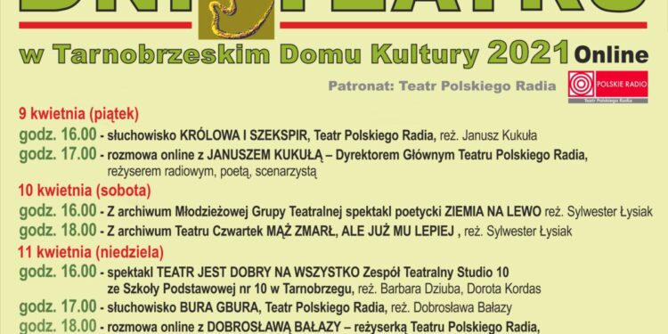 Tarnobrzeg. Dni Teatru  w TDK.