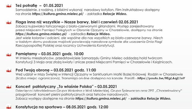 Mielec: Majówkowe świętowanie w Gminie Mielec