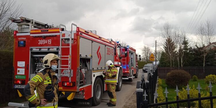 Gorzyce. Pożar domu
