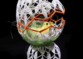 Mielec: Szydełkowe pisanki