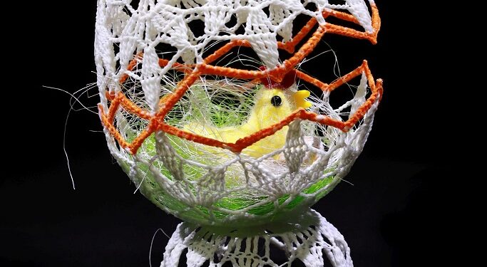 Mielec: Szydełkowe pisanki