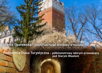Sandomierz: Podziemna Trasa Turystyczna i Brama Opatowska od 4 maja otwarte dla zwiedzających.