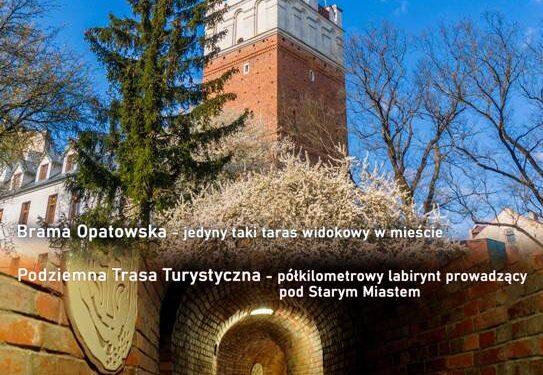 Sandomierz: Podziemna Trasa Turystyczna i Brama Opatowska od 4 maja otwarte dla zwiedzających.