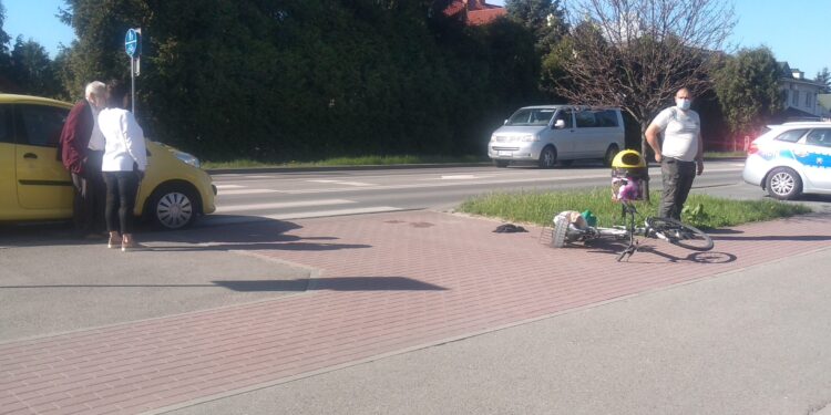 Mielec: Potrącenie rowerzysty