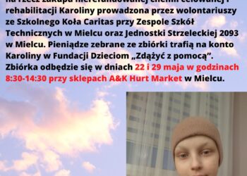 Mielec:  Kwestujemy dla Karoliny.