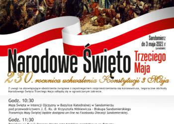 Sandomierz: Dziś 230 rocznica uchwalenia Konstytucji 3 maja.
