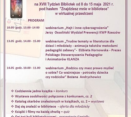 Tarnobrzeg. Tydzień Bibliotek w pedagogicznej.