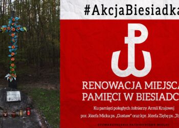 Mielec:  Renowacja miejsca pamięci w Biesiadce.