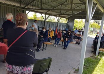 Tarnobrzeg. O ogródkach zajętych przez obwodnicę. Spotkanie z działkowcami.