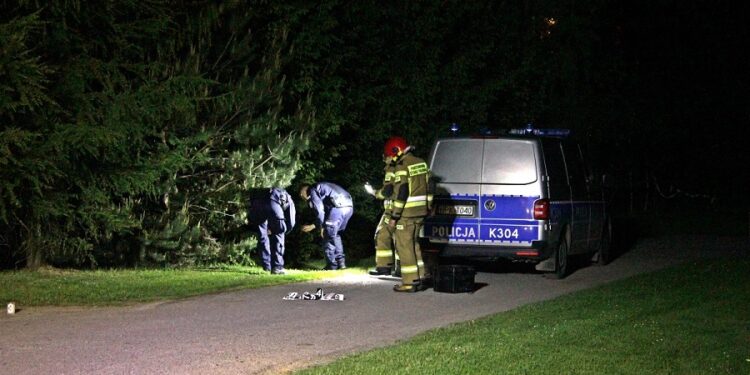 Tarnobrzeg. Policyjny pościg. Strzały ostrzegawcze. Poszukiwania kierowcy.