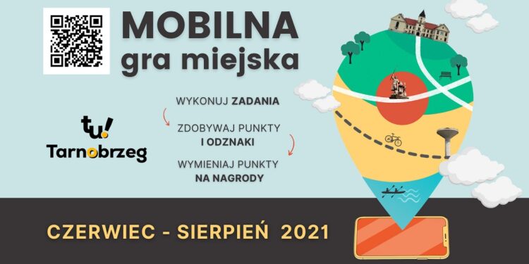 Tarnobrzeg.  1 czerwca rusza Mobilna Gra Miejska. Zabawa dla całych rodzin plus nagrody.