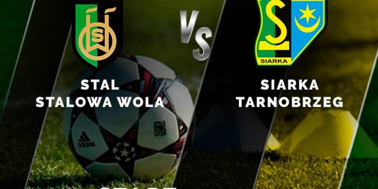 Sport. Piłka nożna. Cztery bramki Stali Stalowa Wola w meczu z Siarką Tarnobrzeg