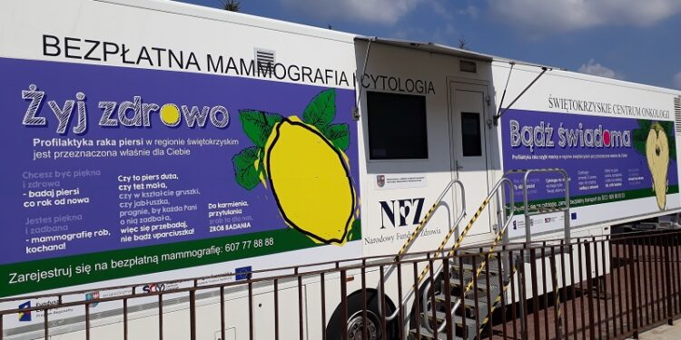 Łubnice, Połaniec, Osiek. Cytomammobus Świętokrzyskiego Centrum Onkologii zaprasza na badania.