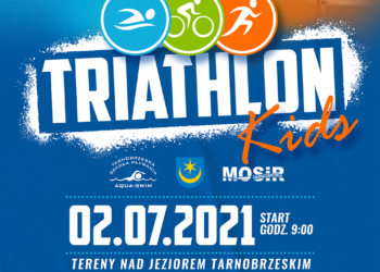 Tarnobrzeg. Pierwszy Triathlon Kids.